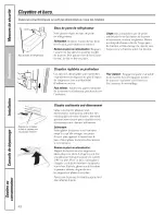 Preview for 48 page of GE GSS23QSWKSS and Owner'S Manual And Installation