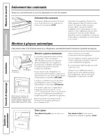 Preview for 52 page of GE GSS23QSWKSS and Owner'S Manual And Installation