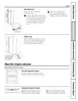 Preview for 11 page of GE GSS23WGTLBB and Owner'S Manual And Installation