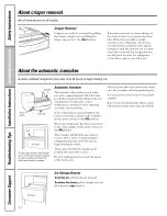 Preview for 12 page of GE GSS23WGTLBB and Owner'S Manual And Installation