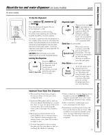 Preview for 13 page of GE GSS23WGTLBB and Owner'S Manual And Installation