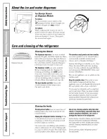 Preview for 14 page of GE GSS23WGTMCC and Owner'S Manual And Installation