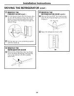 Preview for 20 page of GE GSS23WGTMCC and Owner'S Manual And Installation