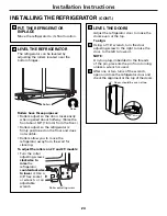 Preview for 24 page of GE GSS25KGS Owner'S Manual & Installation Instructions