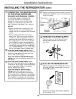 Предварительный просмотр 22 страницы GE GSS25TGPECC and Owner'S Manual And Installation