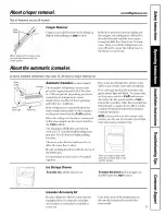 Preview for 9 page of GE GSS25WGMCWW and Owner'S Manual And Installation Instructions