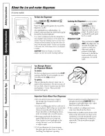 Preview for 10 page of GE GSS25WGMCWW and Owner'S Manual And Installation Instructions