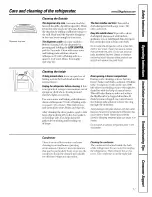 Preview for 11 page of GE GSS25WGMCWW and Owner'S Manual And Installation Instructions