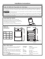 Preview for 2 page of GE GTD18GSSJWW Installation Instructions Manual