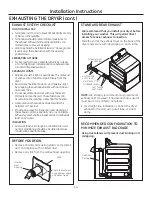 Preview for 14 page of GE GTD45EASJWS Installation Instructions Manual