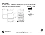 Preview for 2 page of GE GTD45GASJ Dimensions And Installation Information