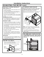 Preview for 14 page of GE GTD72EBPNDG Installation Instructions Manual