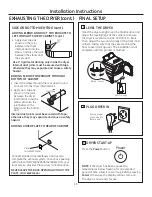 Preview for 16 page of GE GTD75ECSL1WS Installation Instructions Manual