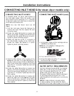 Preview for 4 page of GE GTD84GCPNDG Installation Instructions Manual