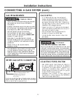 Preview for 6 page of GE GTD84GCPNDG Installation Instructions Manual