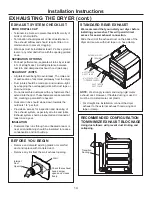 Preview for 14 page of GE GTD84GCPNDG Installation Instructions Manual