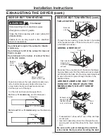 Preview for 15 page of GE GTD84GCPNDG Installation Instructions Manual