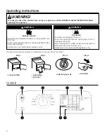 Предварительный просмотр 4 страницы GE GTDL740EDWW Use And Care Manual