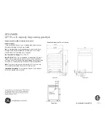 GE GTDL740GDWW Dimensions And Installation Information preview