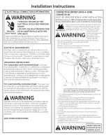 Preview for 3 page of GE GTDP740ED0WW Installation Instructions Manual