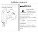 Preview for 7 page of GE GTDP740ED0WW Installation Instructions Manual