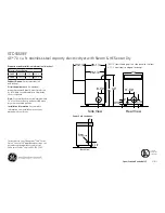 GE GTDS560EFWS Specification Sheet preview