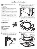 Preview for 12 page of GE GTDS855GDMC Installation Instructions Manual