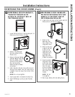 Preview for 15 page of GE GTE18M Owner'S Manual & Installation Instructions