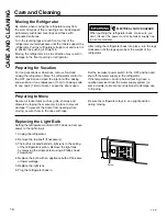 Preview for 10 page of GE GTE21G Owner'S Manual & Installation Instructions