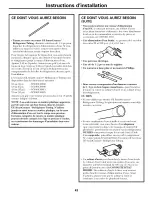 Предварительный просмотр 43 страницы GE GTH16BBSRCC and Owner'S Manual And Installation Instructions