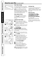 Preview for 6 page of GE GTH18DBPARCC and Owner'S Manual And Installation Instructions