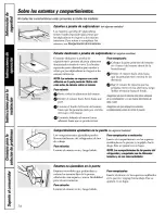 Preview for 74 page of GE GTH18DBPARCC and Owner'S Manual And Installation Instructions