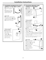 Предварительный просмотр 17 страницы GE GTH18DBRALBB and Owner'S Manual And Installation Instructions