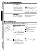 Preview for 12 page of GE GTH18DBRC0WW and Owner'S Manual And Installation Instructions