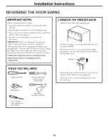 Preview for 18 page of GE GTH18DBRC0WW and Owner'S Manual And Installation Instructions