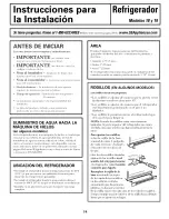 Preview for 74 page of GE GTH18DBRC0WW and Owner'S Manual And Installation Instructions