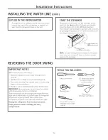 Preview for 14 page of GE GTH18DCDBRBB Owner'S Manual And Installation Instructions