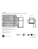 GE GTH18ECT Dimensions And Installation Information preview