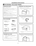 Preview for 11 page of GE GTH18FBC2RWW and Owner'S Manual And Installation Instructions