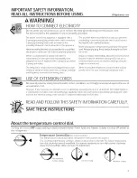 Preview for 3 page of GE GTH18GBDHRWW Owner'S Manual And Installation Instructions