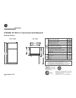 GE GTH18JBR Specifications preview