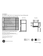 GE GTH18KBX Dimensions And Installation Information preview