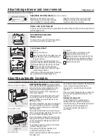 Preview for 7 page of GE GTH18LCDWW Owner'S Manual & Installation Instructions