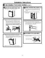 Preview for 14 page of GE GTH18LCDWW Owner'S Manual & Installation Instructions