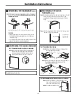 Preview for 15 page of GE GTH18LCDWW Owner'S Manual & Installation Instructions