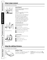 Preview for 10 page of GE GTH18SBXARSS and Owner'S Manual And Installation Instructions