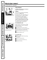 Preview for 8 page of GE GTH21 Owner'S Manual And Installation Instructions