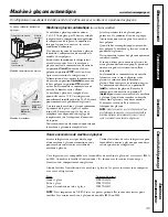 Preview for 45 page of GE GTH21 Owner'S Manual And Installation Instructions