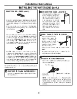 Предварительный просмотр 18 страницы GE GTH21GBEBB Owner'S Manual & Installation Instructions