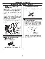 Предварительный просмотр 20 страницы GE GTH21GBEBB Owner'S Manual & Installation Instructions